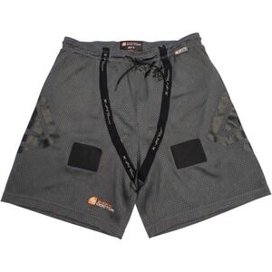 Shock Doctor 277 Core Loose Hockey Shorts XL Grey Mesh Protective Athletic